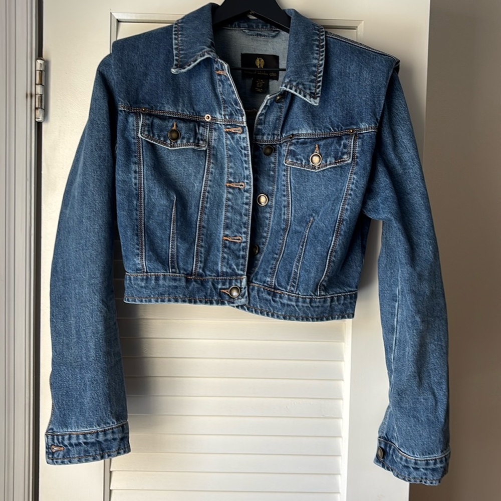 House of Harlow Cropped jean jacket